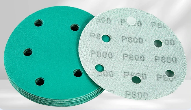 Automotive Green Film Sanding Paper Discs